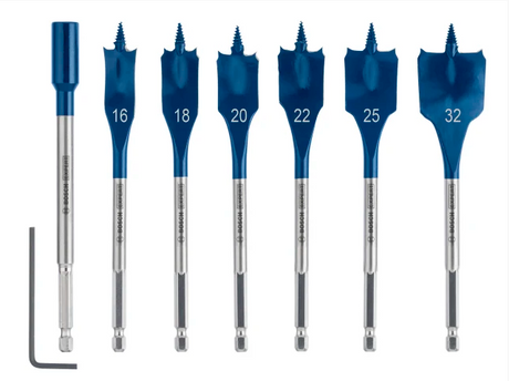 Bosch Self Cut Speed Spade Drill Bit Set 7 Piece | 2608902110