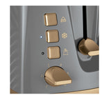 Russell Hobbs Groove 2 Slice Toaster - Grey | 26392