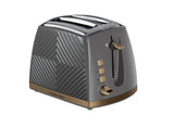 Russell Hobbs Groove 2 Slice Toaster - Grey | 26392