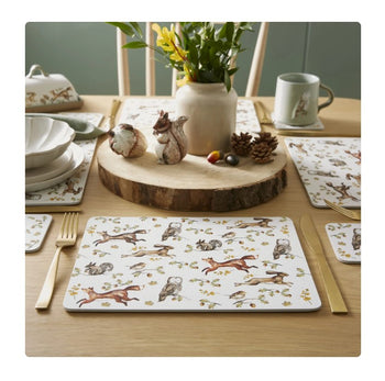Cooksmart Forest Fable Placemats - Set Of 4 | 2690