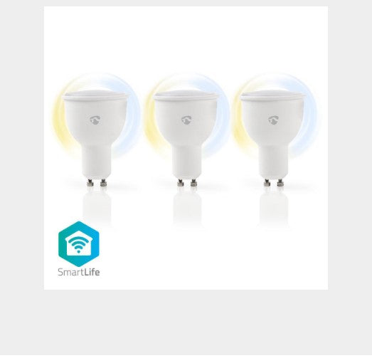 Nedis Smart GU10 LED Bulb 4.5W=35W 3PK | 293216