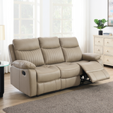 Barkley 3 Seater Manual Recliner Brown | BLY-313-BR