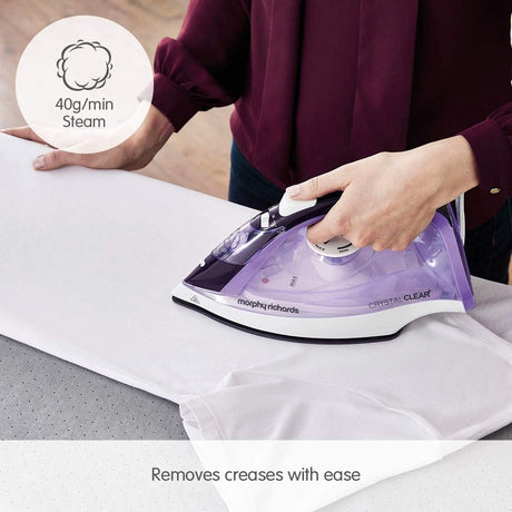 Morphy Richards Crystal Crystal Clear Amethyst Steam Iron | 300301