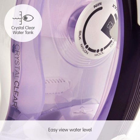 Morphy Richards Crystal Crystal Clear Amethyst Steam Iron | 300301