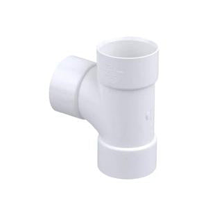 Wavin ABS Solvent Weld Waste Tee 87.5° 50mm White | 3032435