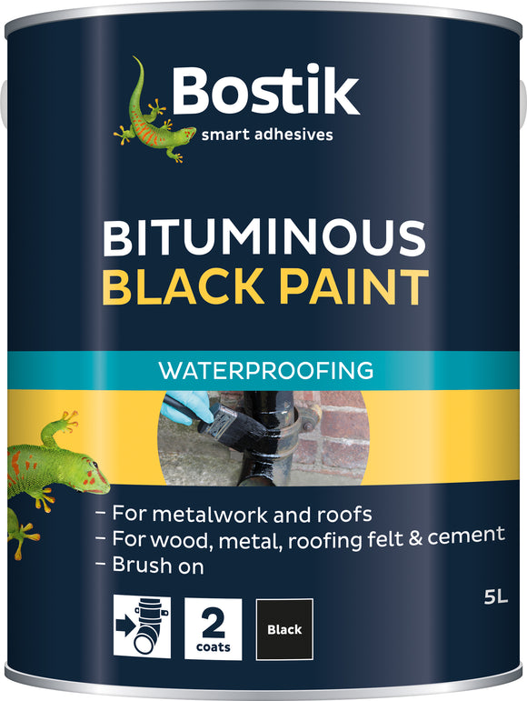 Waterproof Black Paint 5ltr | 30812219
