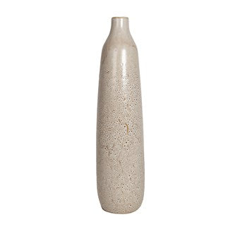 Cream Ceramic Skittle Vase 55cm | 31141