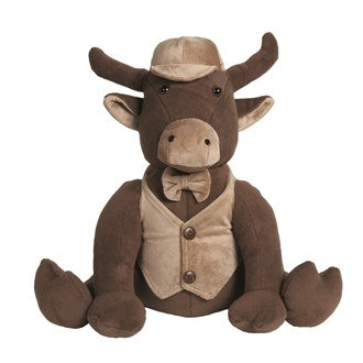 Bull Door Stop Brown 34x38cm | 33351