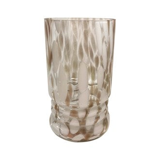 Deco Ribbed Hurricane Vase 25cm | 33555S