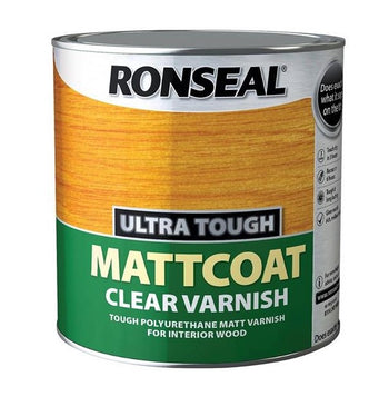 Ronseal Ultra Tough Mattcoat Clear Varnish 2.5L | 34763