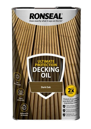 Ronseal Ultimate Decking Oil Dark Oak 5L | 37295