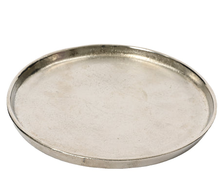 Decorative Aluminium Plate Silver | 386460