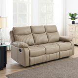 Barkley 3 Seater Manual Recliner Brown | BLY-313-BR