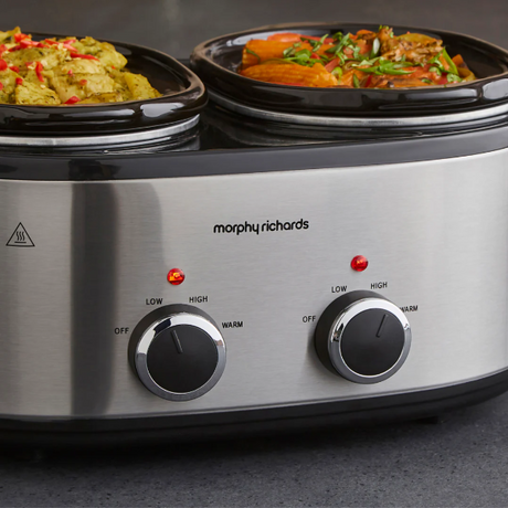 Morphy Richards 3.8L DuoServe Double Pot Slow Cooker │ 462000