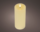 Led Realistic Wick Candle 20cm - Cream | 480463