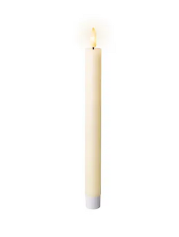 Dinner Candles Led Wick 24.5cm Set Of 2 - Cream | 489159
