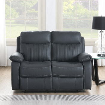Barkley 2 Seater Manual Recliner Dark Grey | BLY-312-DKGY