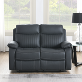 Barkley 2 Seater Manual Recliner Dark Grey | BLY-312-DKGY