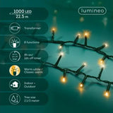 Outdoor LED Warm White Compact Lights GB 8 Function Twinkle Effect | 500756
