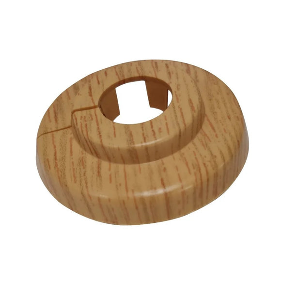Plastic Rosette 15mm Oak | 500800013