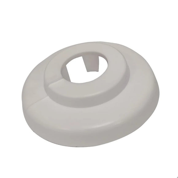 Plastic Rosette 15mm White | 500800016