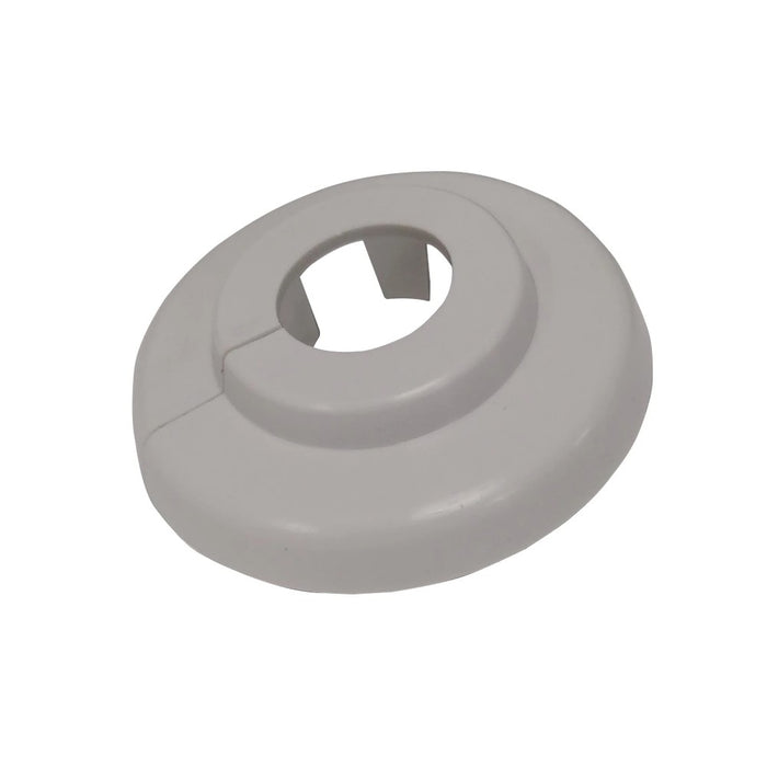 Plastic Rosette 15mm Light Grey | 500800022