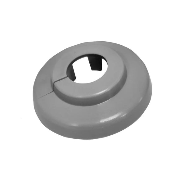 Plastic Rosette 15mm Mid Grey | 500800023