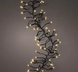 Outdoor LED Classic White Cluster Lights GB 8 Function Twinkle Effect | 500916
