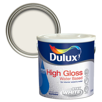 Dulux Stay White High Gloss Pure Brilliant White 2.5L | 5164542