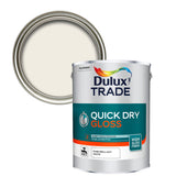 Dulux Trade Quick Dry Gloss Pure Brilliant White 5L | 5220126