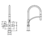 Rayne Pull-out Kitchen Sink Mixer