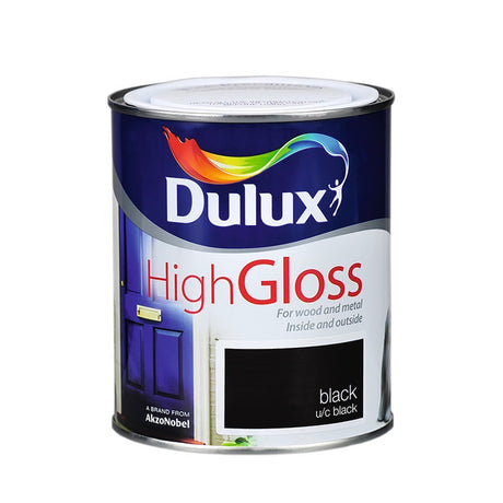 Dulux High Gloss Black 750ml | 5083945