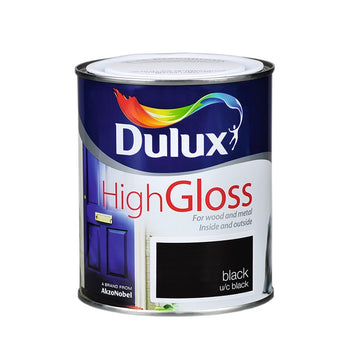 Dulux High Gloss Black 750ml | 5083945
