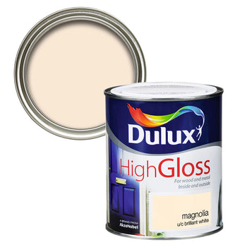 Dulux High Gloss Magnolia 750ml | 5083974
