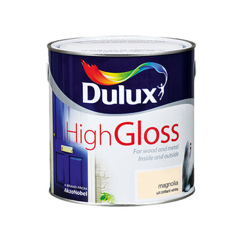 Dulux High Gloss Magnolia 2.5L | 5083973