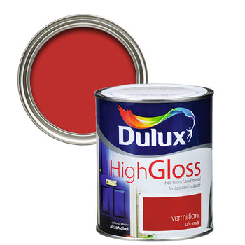 Dulux High Gloss Vermillion 750ml | 5083968