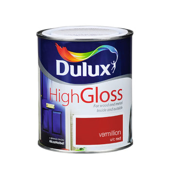Dulux High Gloss Vermillion 750ml | 5083968