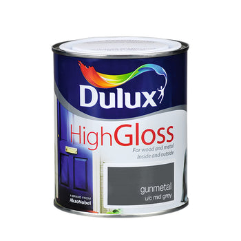 Dulux High Gloss Gunmetal 750ml | 5083976