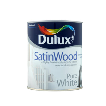 Dulux Satinwood Pure White 750ml | 5084304