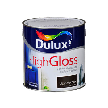 Dulux High Gloss Bitter Chocolate 2.5L | 5083948