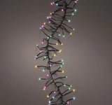 Outdoor LED Multicolour Cluster Lights GB 8 Function Twinkle Effect | 505479