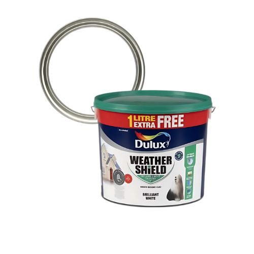 Dulux Weathershield 11 Litre Pure Brilliant - White | 5086749