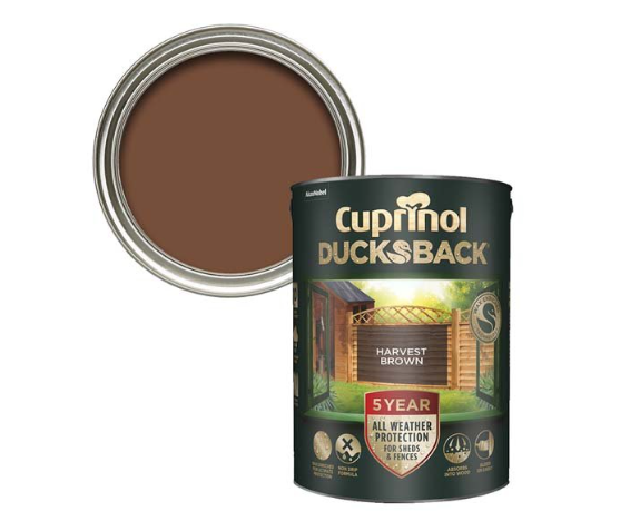 Dulux Cuprinol Ducksback Harvest Brown 5L | 5092432