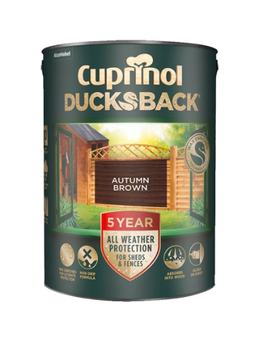 Dulux Cuprinol Ducksback Autumn Brown 5L | 5092442