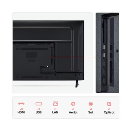 LG UA73 50" 4K UHD LED Smart TV | 50UA73006LA.AEKQ