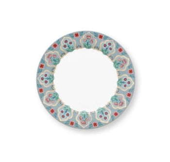 Plate Flower Festival Deco Light Blue 21cm │51.001.285