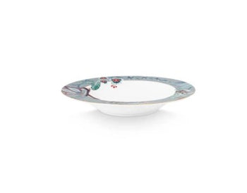 Deep Plate Flower Festival Light Blue 21.5cm │51.001.288