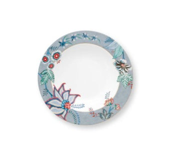 Deep Plate Flower Festival Light Blue 21.5cm │51.001.288