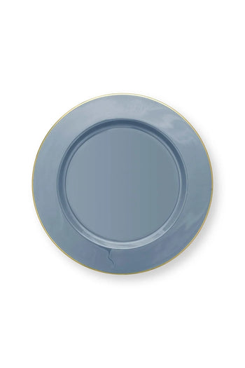 Plate Metal Light Blue 32cm | 51.001.461