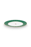 Love Birds Plate Stripes Emerald & Green 21cm | 51.001.465